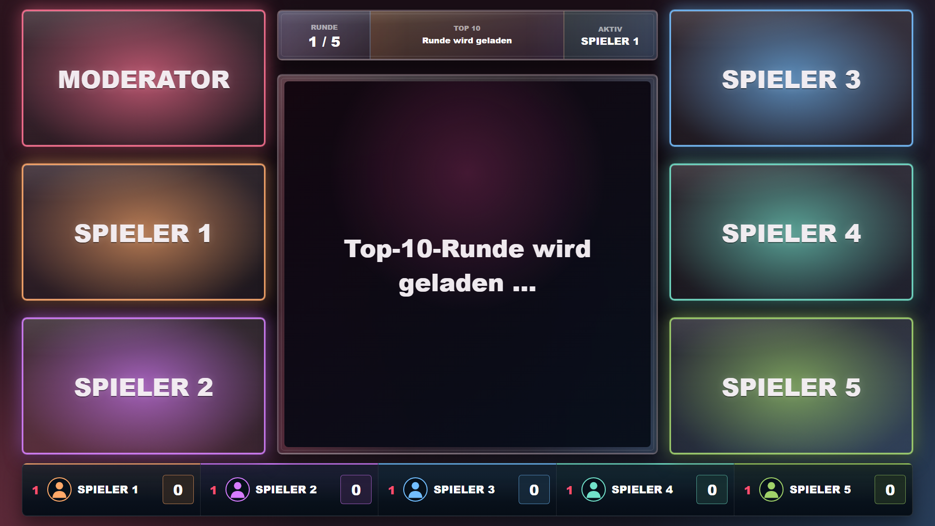 Top 10 Spielansicht