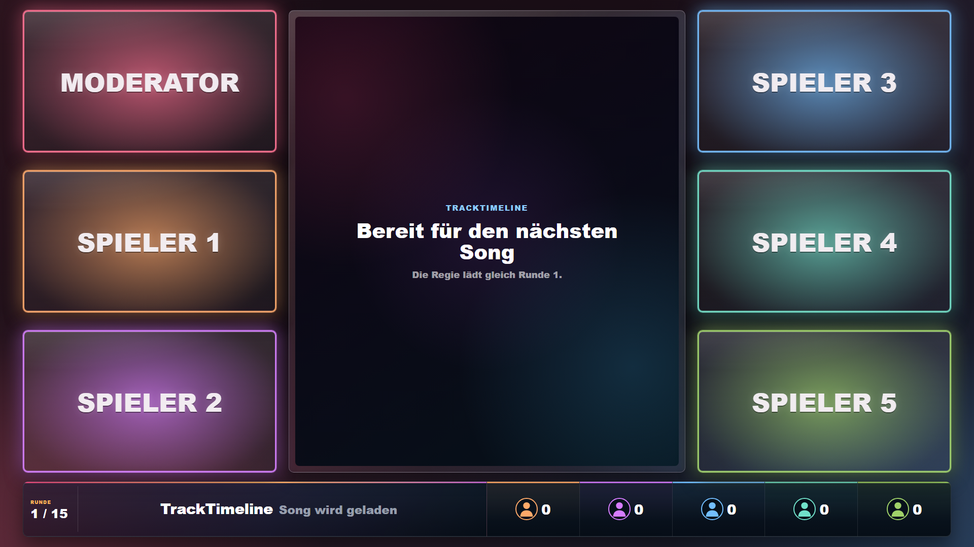 TrackTimeline Spielansicht